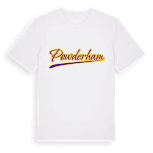 Powderham baseball t-shirt – ekologisk bomull t-shirt från Pinshirt