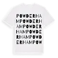 Powderham ordlek t-shirt