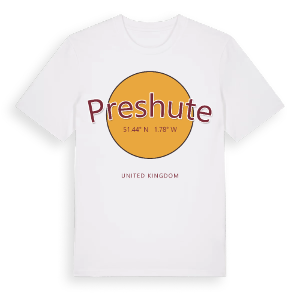Preshute cirkel t-shirt – ekologisk bomull t-shirt från Pinshirt