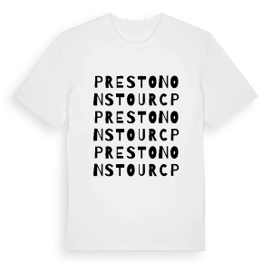 Preston on Stour CP ordlek t-shirt – ekologisk bomull t-shirt från Pinshirt