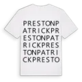 Preston Patrick ordlek t-shirt