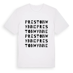 Preston Wynne ordlek t-shirt – ekologisk bomull t-shirt från Pinshirt