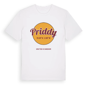 Priddy cirkel t-shirt – ekologisk bomull t-shirt från Pinshirt