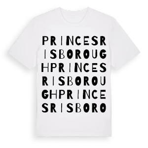 Princes Risborough ordlek t-shirt – ekologisk bomull t-shirt från Pinshirt