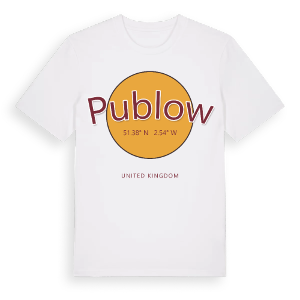 Publow cirkel t-shirt – ekologisk bomull t-shirt från Pinshirt