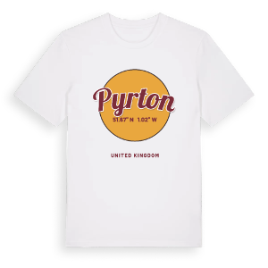 Pyrton cirkel t-shirt – ekologisk bomull t-shirt från Pinshirt