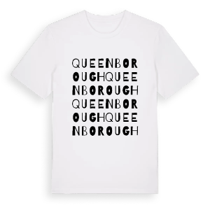 Queenborough ordlek t-shirt – ekologisk bomull t-shirt från Pinshirt