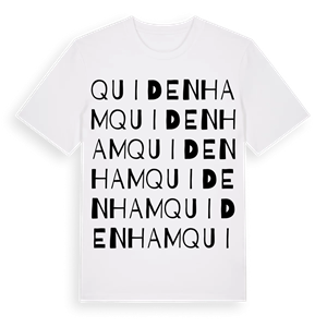 Quidenham ordlek t-shirt – ekologisk bomull t-shirt från Pinshirt