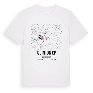 Quinton CP karta t-shirt – ekologisk bomull t-shirt från Pinshirt