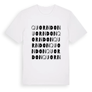 Quorndon ordlek t-shirt – ekologisk bomull t-shirt från Pinshirt