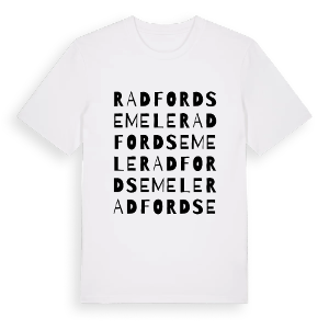 Radford Semele ordlek t-shirt – ekologisk bomull t-shirt från Pinshirt