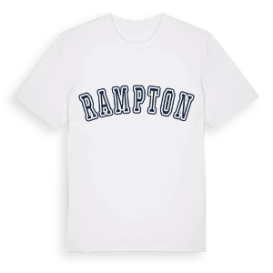 Rampton college t-shirt – ekologisk bomull t-shirt från Pinshirt