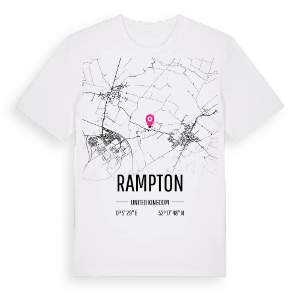 Rampton karta t-shirt – ekologisk bomull t-shirt från Pinshirt