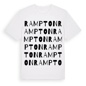 Rampton ordlek t-shirt – ekologisk bomull t-shirt från Pinshirt