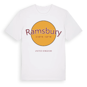 Ramsbury cirkel t-shirt – ekologisk bomull t-shirt från Pinshirt