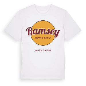 Ramsey cirkel t-shirt – ekologisk bomull t-shirt från Pinshirt