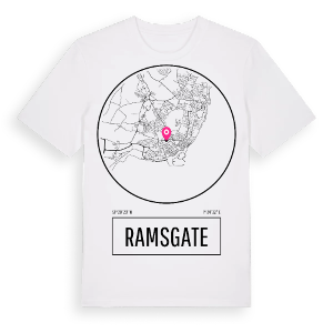 Ramsgate t-shirt – ekologisk bomull t-shirt från Pinshirt
