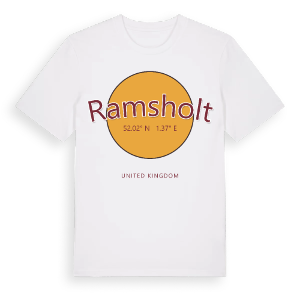 Ramsholt cirkel t-shirt – ekologisk bomull t-shirt från Pinshirt