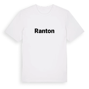 Ranton fetstil t-shirt – ekologisk bomull t-shirt från Pinshirt