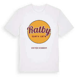 Ratby cirkel t-shirt – ekologisk bomull t-shirt från Pinshirt