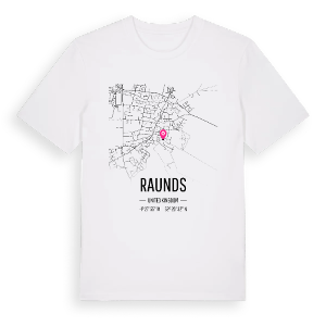 Raunds karta t-shirt – ekologisk bomull t-shirt från Pinshirt