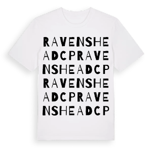 Ravenshead CP ordlek t-shirt – ekologisk bomull t-shirt från Pinshirt