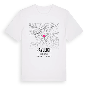 Rayleigh karta t-shirt – ekologisk bomull t-shirt från Pinshirt
