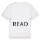 Jag älskar Read t-shirt stort tryck