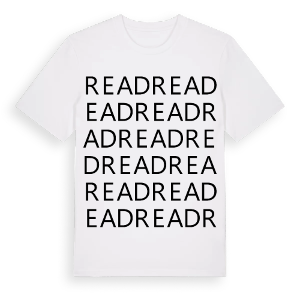 Read ordlek t-shirt – ekologisk bomull t-shirt från Pinshirt