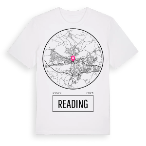 Reading t-shirt – ekologisk bomull t-shirt från Pinshirt