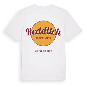 Redditch cirkel t-shirt – ekologisk bomull t-shirt från Pinshirt