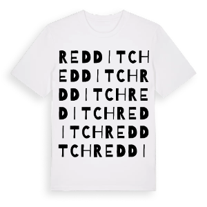 Redditch ordlek t-shirt – ekologisk bomull t-shirt från Pinshirt