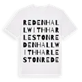 Redenhall with Harleston ordlek t-shirt