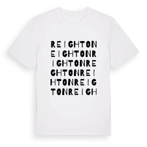 Reighton ordlek t-shirt – ekologisk bomull t-shirt från Pinshirt