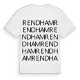 Rendham ordlek t-shirt