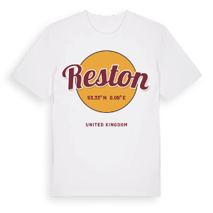 Reston cirkel t-shirt – ekologisk bomull t-shirt från Pinshirt