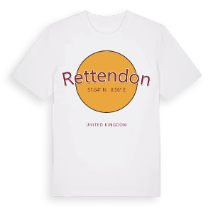 Rettendon cirkel t-shirt – ekologisk bomull t-shirt från Pinshirt