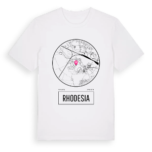 Rhodesia t-shirt – ekologisk bomull t-shirt från Pinshirt