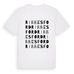 Ribbesford ordlek t-shirt – ekologisk bomull t-shirt från Pinshirt