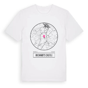 Richard's Castle t-shirt – ekologisk bomull t-shirt från Pinshirt