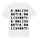 Riddlesworth ordlek t-shirt