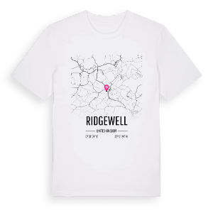 Ridgewell karta t-shirt – ekologisk bomull t-shirt från Pinshirt