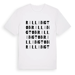 Rillington ordlek t-shirt – ekologisk bomull t-shirt från Pinshirt