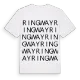 Ringway ordlek t-shirt