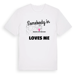Någon i Ringwould with Kingsdown älskar mig t-shirt – ekologisk bomull t-shirt från Pinshirt