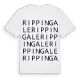Rippingale ordlek t-shirt
