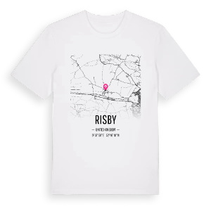 Risby karta t-shirt – ekologisk bomull t-shirt från Pinshirt