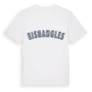 Rishangles college t-shirt – ekologisk bomull t-shirt från Pinshirt