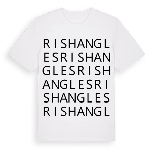 Rishangles ordlek t-shirt – ekologisk bomull t-shirt från Pinshirt