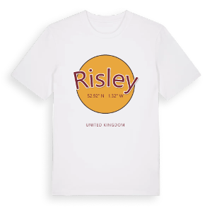 Risley cirkel t-shirt – ekologisk bomull t-shirt från Pinshirt